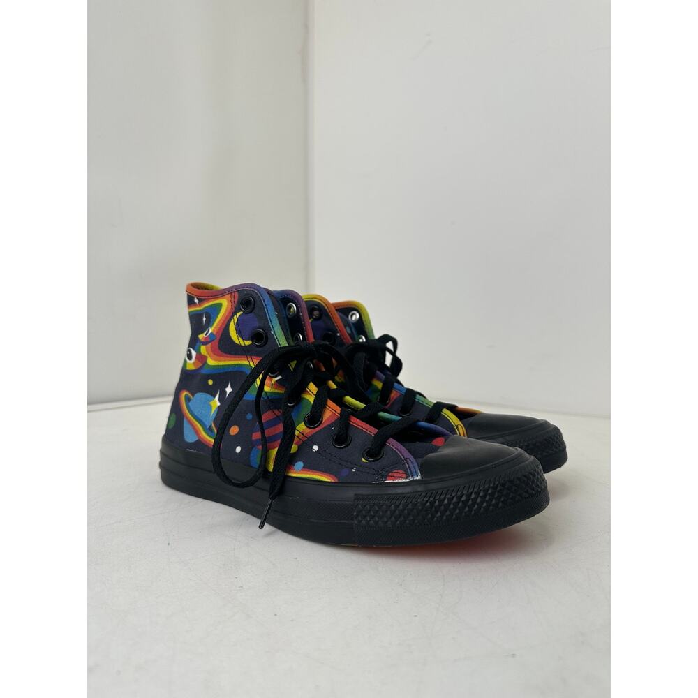 Galaxy Print Converse Chuck Taylor All Star High-Top Sneakers Women's Sz 7.5 - Picture 2 of 10